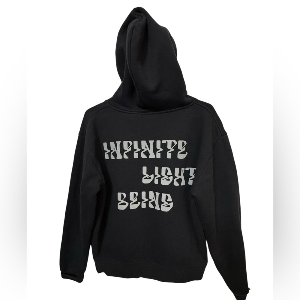Melody Ehsani Black Infinite Light Being High End Streetwear Hoodie Women’s M - Picture 1 of 5